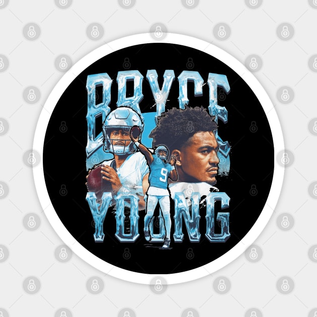 Bryce Young Carolina Vintage Magnet by ClarityMacaws